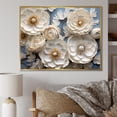 thumbnail image 1 of Designart "Explosion Of Petals I" Ranunculus Floater Framed Canvas Wall Art, 1 of 5