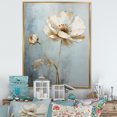 thumbnail image 1 of Designart "Explosion Of Petals III" Ranunculus Floater Framed Wall Decor, 1 of 5