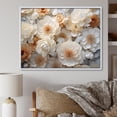 thumbnail image 1 of Designart "Explosion Of Petals IV" Ranunculus Floater Framed Canvas Art Print, 1 of 5