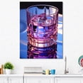 thumbnail image 1 of Designart "Expression In Purple Whisky" Cocktails Canvas Art Print, 1 of 7