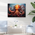 thumbnail image 1 of Designart "Expressionist Abyss With Octopus" Octopus/Squid Wall Decor, 1 of 7