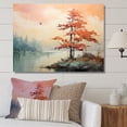 thumbnail image 1 of Designart "Expressionist Vibrance Surrounding A Rainbow Tree II" Tree Redwood Canvas Prints, 1 of 7