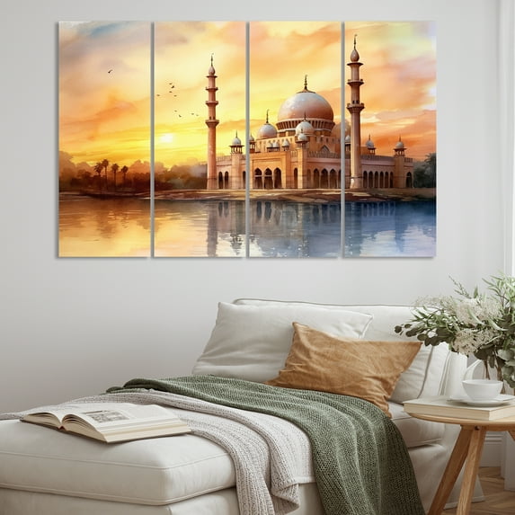 Designart "Expressions at an Islamic Mosque I" Islamism Art Living Room Set