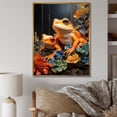 thumbnail image 1 of Designart "Expressive Spirit Of The Frog" Frogs & Toads Floater Framed Canvas Prints, 1 of 5