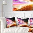 thumbnail image 1 of Designart Expressway Light Trails - Cityscape Photo Throw Pillow - 18x18, 1 of 5