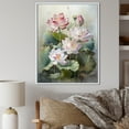 thumbnail image 1 of Designart "Exquisite Bouquet Of Lotus I" Lotus Floater Framed Canvas Prints, 1 of 5