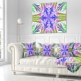 thumbnail image 1 of Designart Extraordinary Fractal Light Green Art - Abstract Throw Pillow - 16x16, 1 of 1