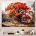 thumbnail image 1 of Designart "Fall Foliage Tree In The Woods I" Tree Floral Wall Art For Kitchen, 1 of 5