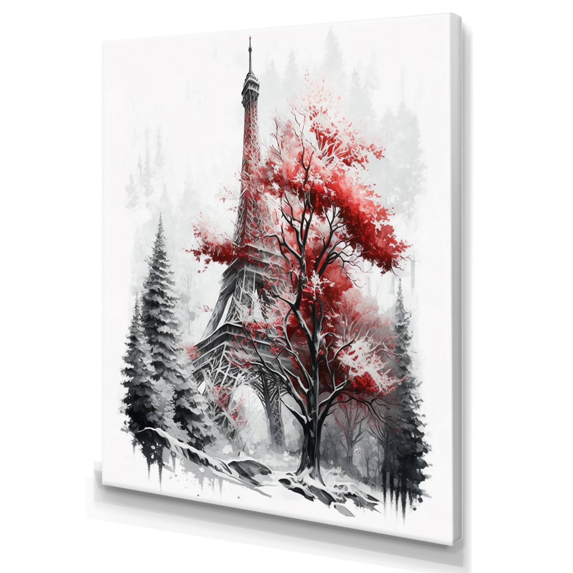 Designart Fall Scenery In The City I Canvas Wall Art