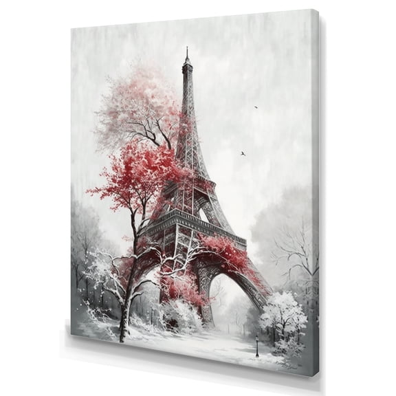 Designart Fall Scenery In The City III Canvas Wall Art