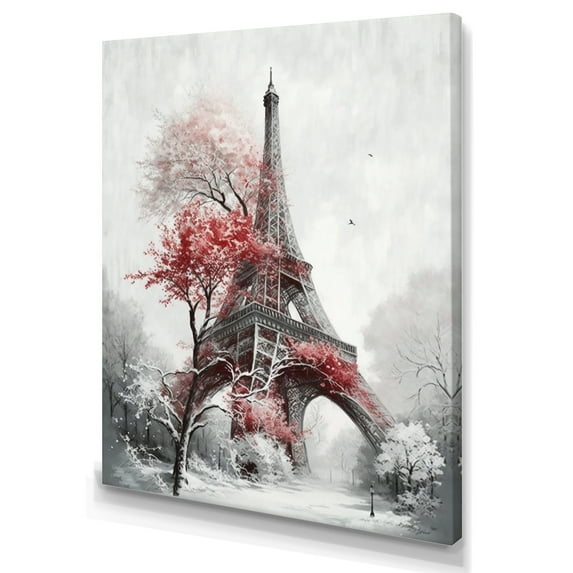 Designart Fall Scenery In The City III Canvas Wall Art