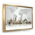 thumbnail image 1 of Designart ' Famous Monuments Across World ' Framed Canvas Art Print, 1 of 3