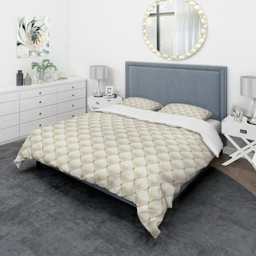 Designart 'Fancy leather sofa' Vintage Duvet Cover Set