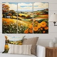 thumbnail image 1 of Designart "Farm Harvest Euphony Pastoral III" Farm Metal Wall Art Set, 1 of 5