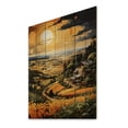 thumbnail image 1 of Designart "Farm Harvest Euphony Pastoral IV" Landscape & Nature Print on Natural Pine Wood, 1 of 5