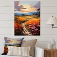 thumbnail image 1 of Designart "Farm Summer Fauvist landscape V" Floral Metal Wall Art, 1 of 1