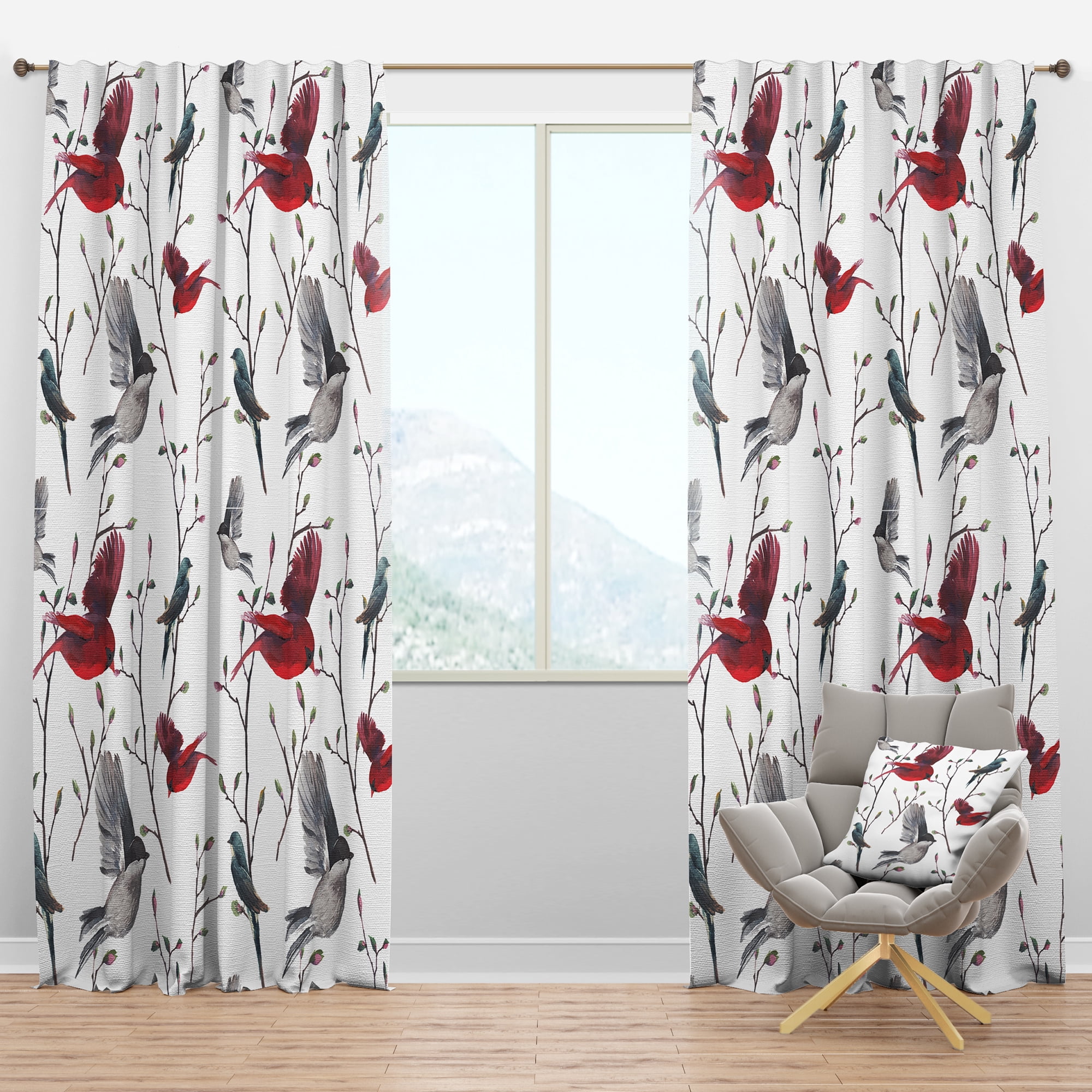 Designart Farmhouse Blackout Curtain