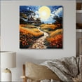 thumbnail image 1 of Designart "Farmhouse Farmstead Bliss Painting I" Countryside Metal Art Living Room, 1 of 1