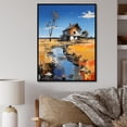 thumbnail image 1 of Designart "Farmhouse Farmstead composition An" Landscape & Nature Floater Framed Canvas Wall Art, 1 of 7