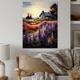 thumbnail image 1 of Designart "Farmhouse Garden Pointillism I" Landscape & Nature Metal Wall Art Prints, 1 of 1