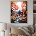 thumbnail image 1 of Designart "Farmhouse Red And Grey euphony I" Landscape & Nature Floater Framed Canvas Print, 1 of 7