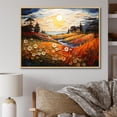 thumbnail image 1 of Designart "Farmhouse Seasons Painting II" Modern Floater Framed Canvas Wall Art, 1 of 7