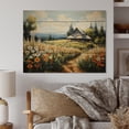 thumbnail image 1 of Designart "Farmhouse Seasons Painting III" Farm Print on Natural Pine Wood, 1 of 5