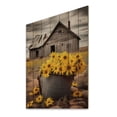 thumbnail image 1 of Designart "Farmhouse Timeless beauty I" Floral Print on Natural Pine Wood, 1 of 5