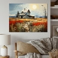 thumbnail image 1 of Designart "Farmhouse composition" Landscapes Wall Art Living Room, 1 of 5
