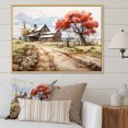 thumbnail image 1 of Designart "Farmstead horizon I" Landscapes Floater Framed Wall Decor, 1 of 7