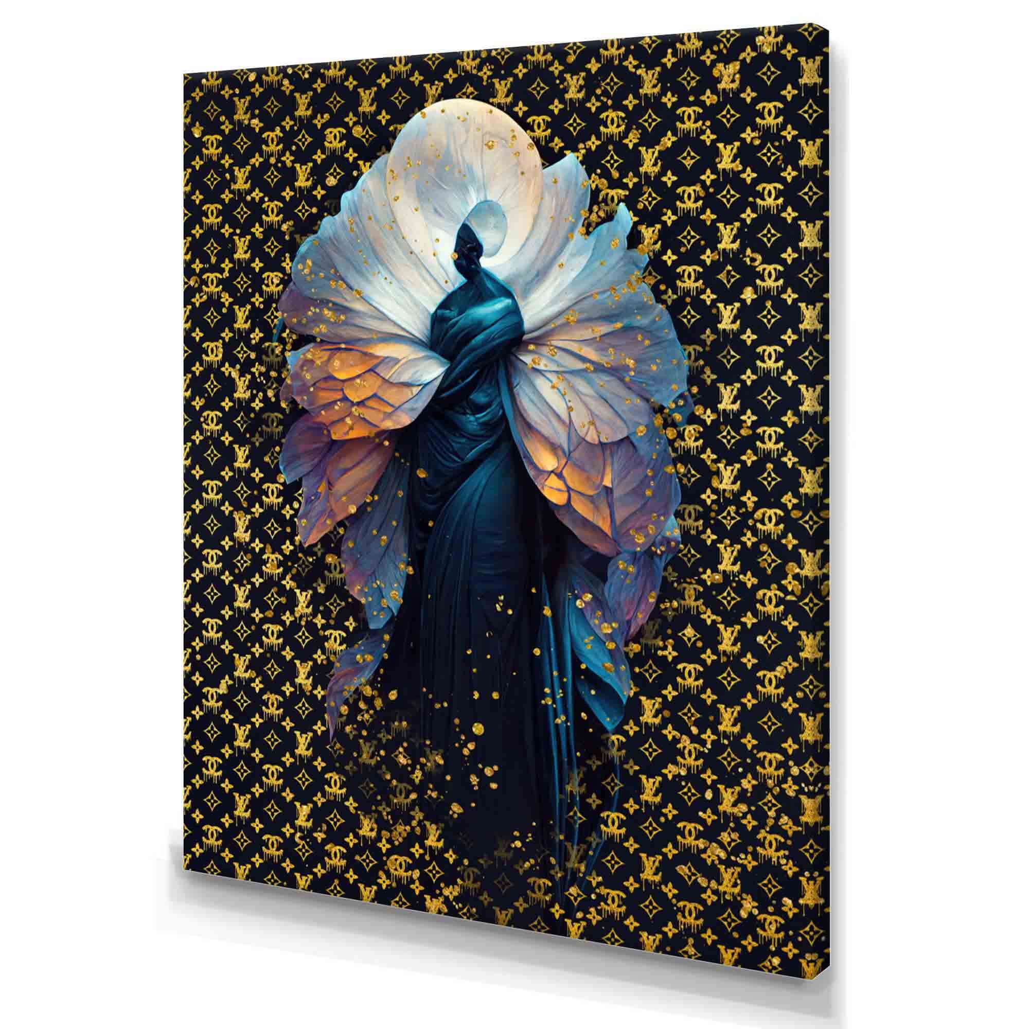 Designart Fashion Designer Dress Design I Canvas Wall Art