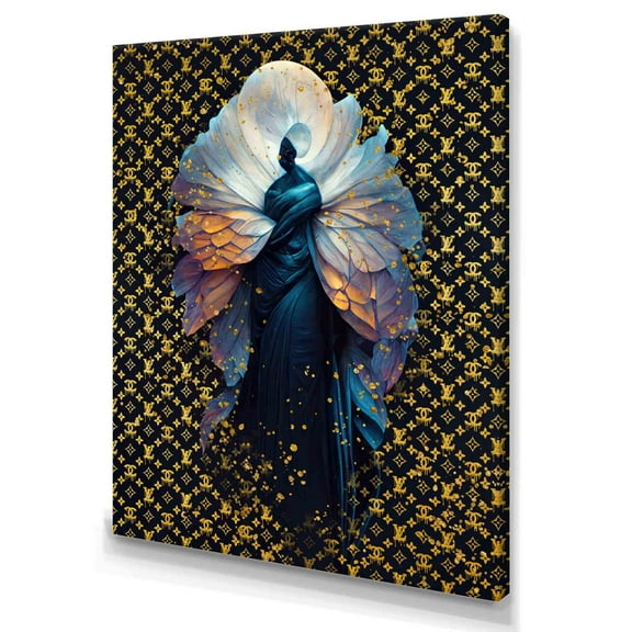 Designart Fashion Designer Dress Design I Canvas Wall Art