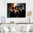 thumbnail image 1 of Designart "Fashion in Harlem Renaissance for African Americans" People Framed Wall Art - Global Orange Harlem Renaissance Living Room Framed Canvas Art, 1 of 6