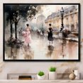 thumbnail image 1 of Designart "Fashion Impressionist gracefulness I" Fashion Floater Framed Canvas Print, 1 of 7