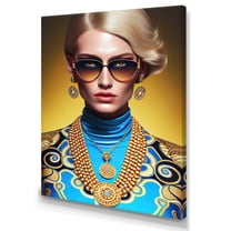 Designart Fashion Woman I Canvas Wall Art