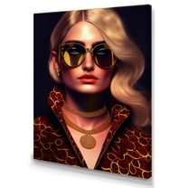 Designart Fashion Woman II Canvas Wall Art