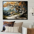 thumbnail image 1 of Designart "Fauvist Oak Revival II" Tree Oak Floater Framed Canvas Prints, 1 of 5