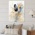 thumbnail image 1 of Designart "Feathers Sumi Asian Painting II" Asian Metal Wall Art, 1 of 5