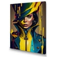 thumbnail image 1 of Designart Female Criminal Mastermind II Canvas Wall Art, 1 of 5