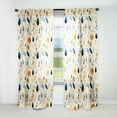 thumbnail image 1 of Designart "Fern Tranquility" Floral Room Darkening Curtain Single Panel, 1 of 6