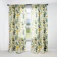 thumbnail image 1 of Designart "Ferns In Lush Green And Yellow" Fern Traditional Curtain, Floral Single Panel, 1 of 6