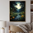 thumbnail image 1 of Designart "Ferns Plant Calm Oasis II" Floral Floater Framed Wall Decor, 1 of 7
