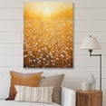 thumbnail image 1 of Designart "Fields Ablaze With Golden Harvest" Flower Wall Decor, 1 of 1