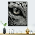 thumbnail image 1 of Designart "Fierce Tiger Eye Intense Gaze" Animals Tiger Metal Wall Decor, 1 of 1