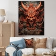 thumbnail image 1 of Designart "Fiery Flame Of Hindu Asura Demons II" Hinduism Canvas Wall Art, 1 of 7