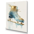 thumbnail image 1 of Designart Figure Skate I Canvas Wall Art, 1 of 5