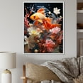thumbnail image 1 of Designart "Fish In Minimalist Aquarium" Aquariums Floater Framed Wall Art Prints, 1 of 5