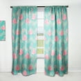 thumbnail image 1 of Designart 'Flamingo Illustration' Tropical Curtain Panel, 1 of 5