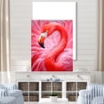thumbnail image 1 of Designart "Flamingo Retreat" Animals Flamingo Canvas Wall Art, 1 of 7