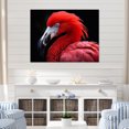 thumbnail image 1 of Designart "Flamingos In Blush I" Animals Flamingo Canvas Wall Art, 1 of 7